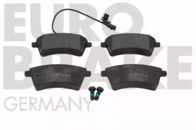 EUROBRAKE 5502223968 -  Комплект тормозных колодок, дисковый тормоз