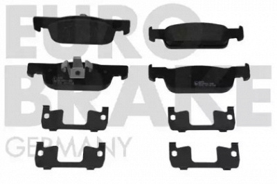 EUROBRAKE 5502223970 -  Комплект тормозных колодок, дисковый тормоз