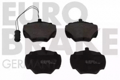 EUROBRAKE 5502224005 -  Комплект тормозных колодок, дисковый тормоз