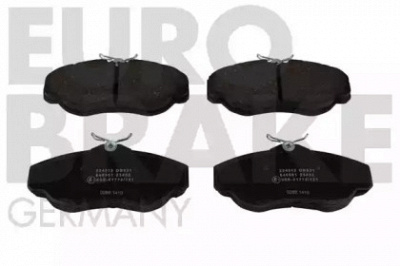 EUROBRAKE 5502224012 -  Комплект тормозных колодок, дисковый тормоз