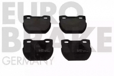 EUROBRAKE 5502224013 -  Комплект тормозных колодок, дисковый тормоз