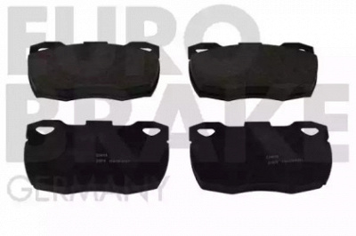 EUROBRAKE 5502224018 -  Комплект тормозных колодок, дисковый тормоз