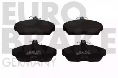 EUROBRAKE 5502224022 -  Комплект тормозных колодок, дисковый тормоз