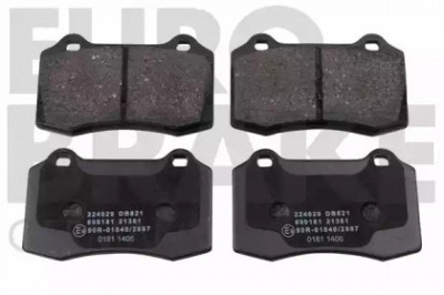 EUROBRAKE 5502224029 -  Комплект тормозных колодок, дисковый тормоз