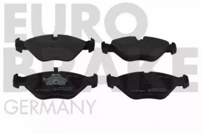 EUROBRAKE 5502224107 -  Комплект тормозных колодок, дисковый тормоз