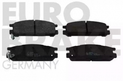 EUROBRAKE 5502224408 -  Комплект тормозных колодок, дисковый тормоз