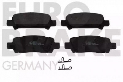 EUROBRAKE 5502224411 -  Комплект тормозных колодок, дисковый тормоз