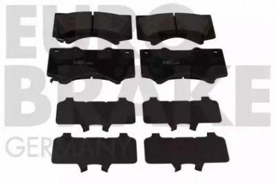 EUROBRAKE 55022245103 -  Комплект тормозных колодок, дисковый тормоз