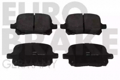 EUROBRAKE 5502224550 -  Комплект тормозных колодок, дисковый тормоз