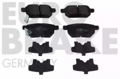 EUROBRAKE 5502224582 -  Комплект тормозных колодок, дисковый тормоз