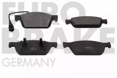EUROBRAKE 55022247102 -  Комплект тормозных колодок, дисковый тормоз