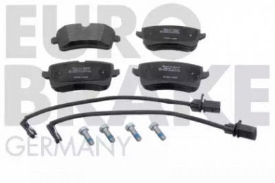 EUROBRAKE 55022247112 -  Комплект тормозных колодок, дисковый тормоз