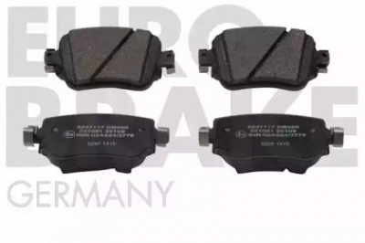 EUROBRAKE 55022247117 -  Комплект тормозных колодок, дисковый тормоз