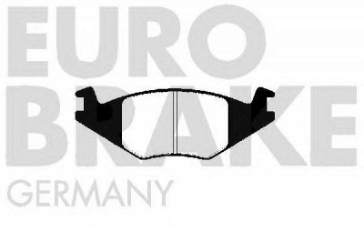 EUROBRAKE 5502224715 -  Комплект тормозных колодок, дисковый тормоз
