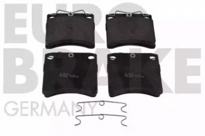 EUROBRAKE 5502224721 -  Комплект тормозных колодок, дисковый тормоз