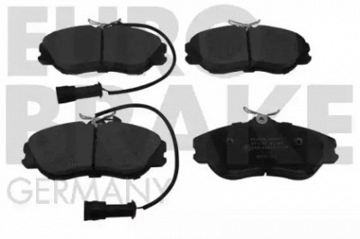 EUROBRAKE 5502224722 -  Комплект тормозных колодок, дисковый тормоз