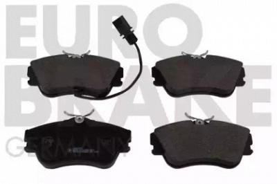 EUROBRAKE 5502224751 -  Комплект тормозных колодок, дисковый тормоз
