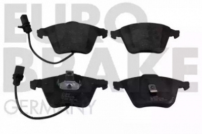 EUROBRAKE 5502224758 -  Комплект тормозных колодок, дисковый тормоз