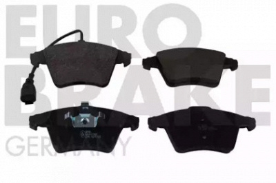 EUROBRAKE 5502224762 -  Комплект тормозных колодок, дисковый тормоз