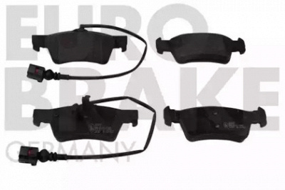 EUROBRAKE 5502224767 -  Комплект тормозных колодок, дисковый тормоз