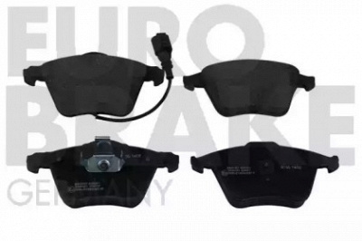 EUROBRAKE 5502224787 -  Комплект тормозных колодок, дисковый тормоз