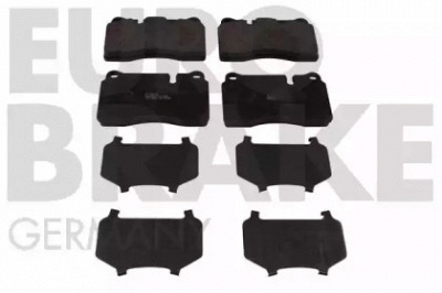 EUROBRAKE 5502224788 -  Комплект тормозных колодок, дисковый тормоз