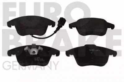 EUROBRAKE 5502224795 -  Комплект тормозных колодок, дисковый тормоз
