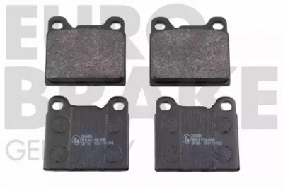 EUROBRAKE 5502224806 -  Комплект тормозных колодок, дисковый тормоз