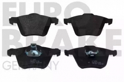 EUROBRAKE 5502224826 -  Комплект тормозных колодок, дисковый тормоз