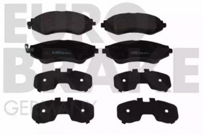 EUROBRAKE 5502225008 -  Комплект тормозных колодок, дисковый тормоз