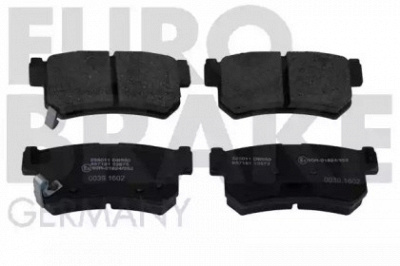 EUROBRAKE 5502225011 -  Комплект тормозных колодок, дисковый тормоз