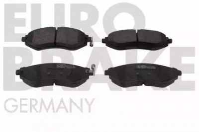 EUROBRAKE 5502225016 -  Комплект тормозных колодок, дисковый тормоз