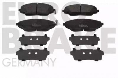 EUROBRAKE 5502225018 -  Комплект тормозных колодок, дисковый тормоз