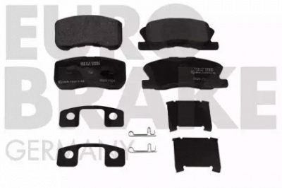 EUROBRAKE 5502225112 -  Комплект тормозных колодок, дисковый тормоз
