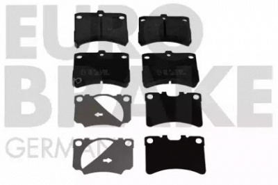 EUROBRAKE 5502225113 -  Комплект тормозных колодок, дисковый тормоз