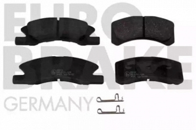EUROBRAKE 5502225114 -  Комплект тормозных колодок, дисковый тормоз