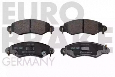 EUROBRAKE 5502225216 -  Комплект тормозных колодок, дисковый тормоз