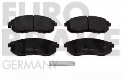 EUROBRAKE 5502225222 -  Комплект тормозных колодок, дисковый тормоз