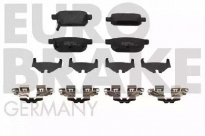 EUROBRAKE 5502225224 -  Комплект тормозных колодок, дисковый тормоз