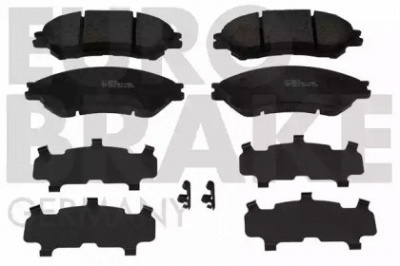 EUROBRAKE 5502225226 -  Комплект тормозных колодок, дисковый тормоз