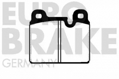 EUROBRAKE 5502225601 -  Комплект тормозных колодок, дисковый тормоз