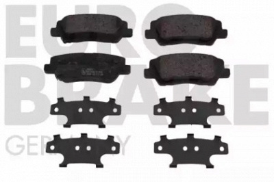 EUROBRAKE 5502229219 -  Комплект тормозных колодок, дисковый тормоз