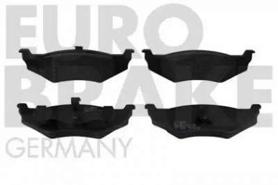 EUROBRAKE 5502229314 -  Комплект тормозных колодок, дисковый тормоз