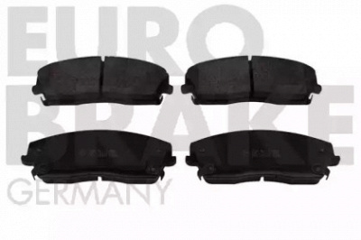 EUROBRAKE 5502229325 -  Комплект тормозных колодок, дисковый тормоз