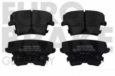 EUROBRAKE 5502229326 -  Комплект тормозных колодок, дисковый тормоз