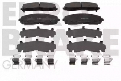 EUROBRAKE 5502229331 -  Комплект тормозных колодок, дисковый тормоз