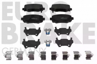EUROBRAKE 5502229336 -  Комплект тормозных колодок, дисковый тормоз
