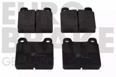 EUROBRAKE 5502229907 -  Комплект тормозных колодок, дисковый тормоз