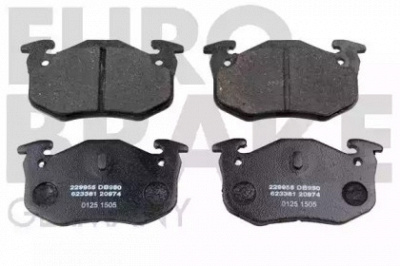 EUROBRAKE 5502229955 -  Комплект тормозных колодок, дисковый тормоз