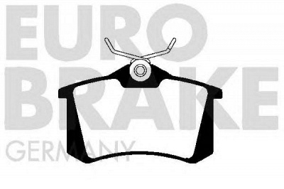 EUROBRAKE 5502229970 -  Комплект тормозных колодок, дисковый тормоз